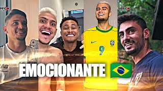 REAÇÃO EMOCIONANTE dos jogadores SENDO CONVOCADO e FAMILIARES....