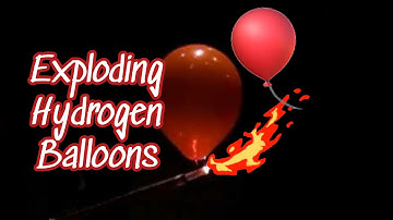 Exploding Balloons! Hydrogen Helium Balloon Experiment at Maryland Science Center