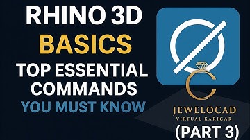 Rhino 3D Basics: Top Essential Commands You Must Know (Part 3)