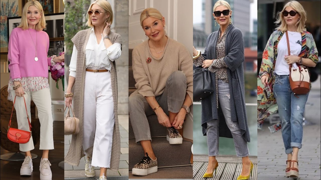 Natural Older Women OVER 50  | NewTrends Fashion For Women |winter and summer mid⛄ FallFashion 2026