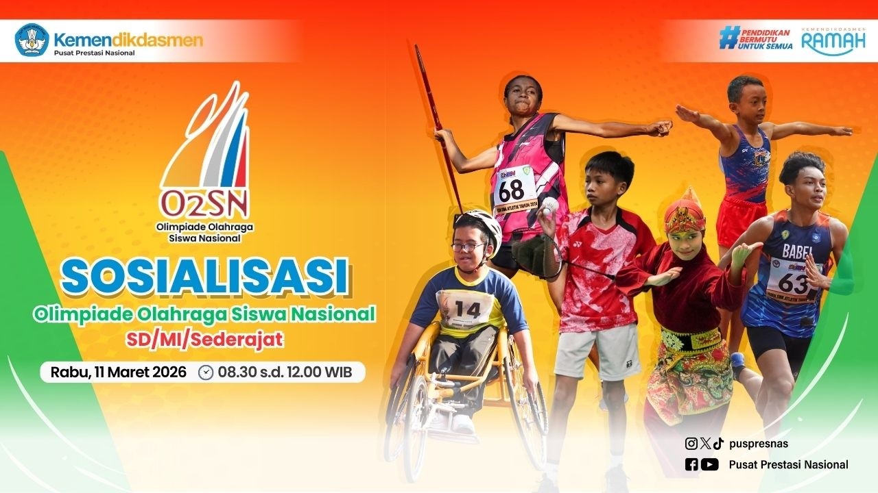 Sosialisasi Olimpiade Olahraga Siswa Nasional (O2SN) SD/MI/Sederajat 2026