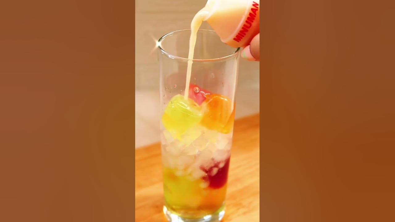 minuman kekinian - resep minuman es jelly yakult