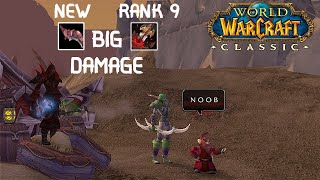 New DAGGER + Backstab R9 = BIG DAMAGE | Rogue PvP WoW Classic