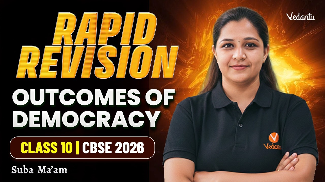 Outcomes of Democracy | Rapid Revision | Class 10 SST | CBSE 2026 | Suba Ma'am