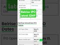 Belrise Industries IPO GMP | Belrise Industries IPO Latest GMP #ipolatestgmp #ipo #upcomingipo