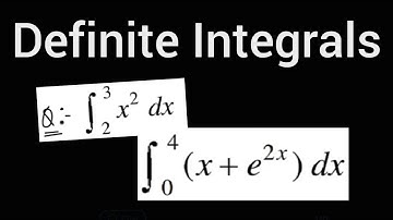 Definite Integral (Mathematics) : Important questions Series for 12th/2nd PUC board 2022
