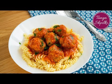 Итальянские Митболы (Фрикадельки) в Томатном Соусе | Italian Meatballs | Tanya Shpilko