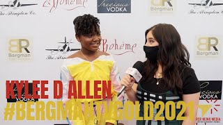 Kylee D Allen at #BergmanTVGold2021’s 11th Annual Luxury Lounge & Luncheon #UndergroundRailroad