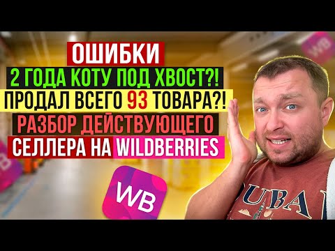 Ошибки 2 года коту под хвост или как Селлер продал на WildBerries всего 93 товара за это время?