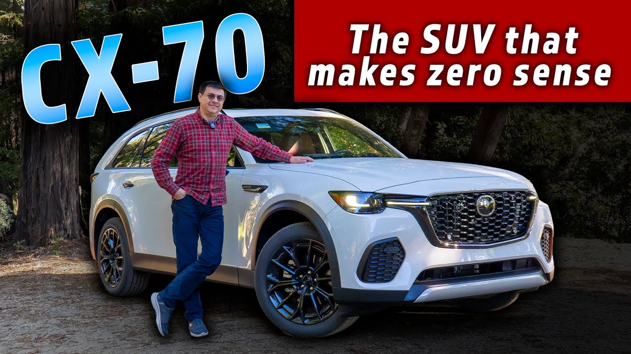 Обзор Mazda CX-70 2026 года | Двухрядный внедорожник, которого просто не должно было существовать