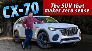 Review van de Mazda CX-70 2026 | De SUV met twee zitrijen die eigenlijk niet zou moeten bestaan