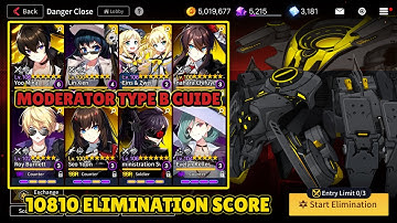 Moderator Type B (Danger Close Guide 10810 Elimination Score) | Counter Side SEA