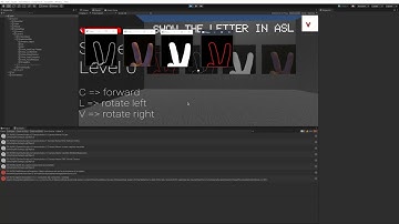 Prototype ASL Sign Language Interpreter embedded in Unity Game Engine - OpenCv & C#