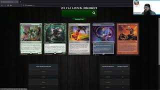 MTG Deck Builder: October 2023 Demo Day Final Project