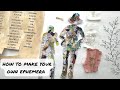 How to Make Your Own Ephemera / Build your stash art / How to Make Collage Fodder