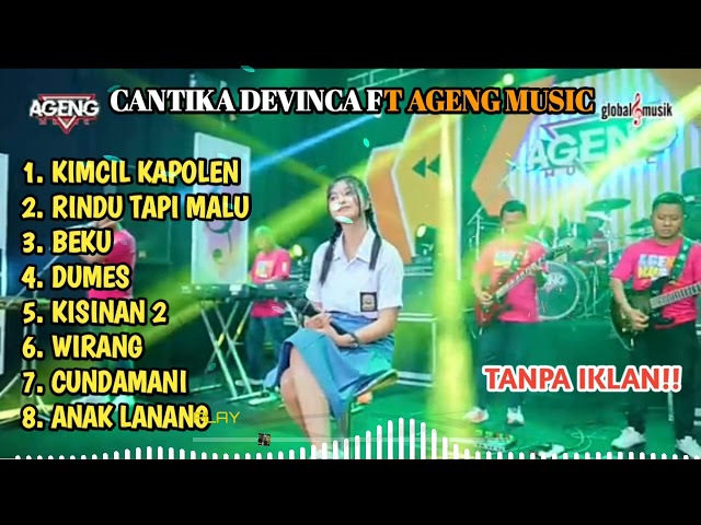 CANTIKA DAVINCA FT AGENG MUSIC || KIMCIL KAPOLEN || RINDU TAPI MALU class=