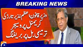 Breaking: Law Minister on Criminal Procedure Amendment Bill – Full Press Conference