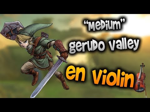 zelda - gerudo valley en Violín|How to Play,Tutorial,Tab,sheet music,Como Tocar|Manukesman