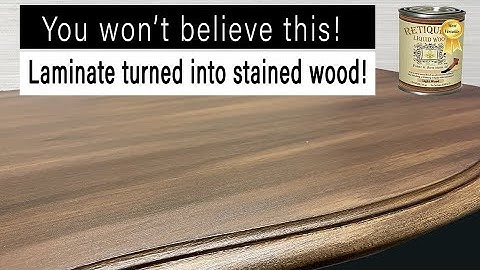 Laminate Top Transformed into REAL STAINED WOOD? My Honest Review of "Liquid Wood"