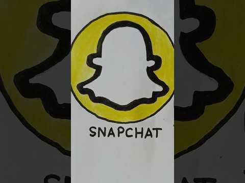 Snapchat Logo Drawing Artwork