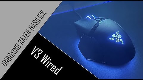 Unboxing Razer Basilisk V3 Wired