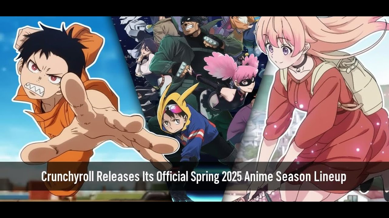Crunchyroll Releases Its Official Spring 2025 Anime Season Lineup YouTube