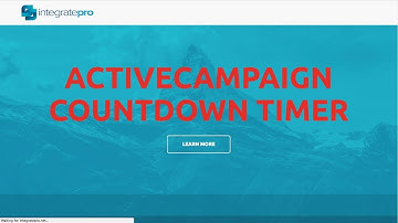 Activecampaign Countdown Timer