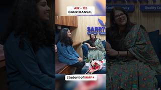 AIR 112: Gauri Bansal with Pallavi Ma'am #shorts #upscresult2025 #geographyforupsc