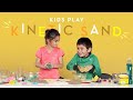 Kids Play Kinetic Sand | Kids Play | HiHo Kids
