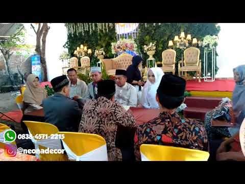 WOW Tutorial Dekorasi  Wedding  Paket  Pernikahan Akad 