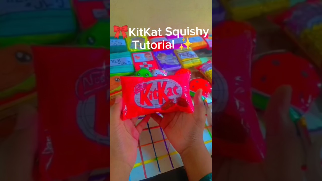 Watch Kit Kats Squishy Tutorial ✨ #khatijacraftandfun #caramembuatsquishy #carabuatsquishy #cute #squishy on YouTube Watch Kit Kats Squishy Tutorial ✨ #khatijacraftandfun #caramembuatsquishy #carabuatsquishy #cute #squishy on YouTube