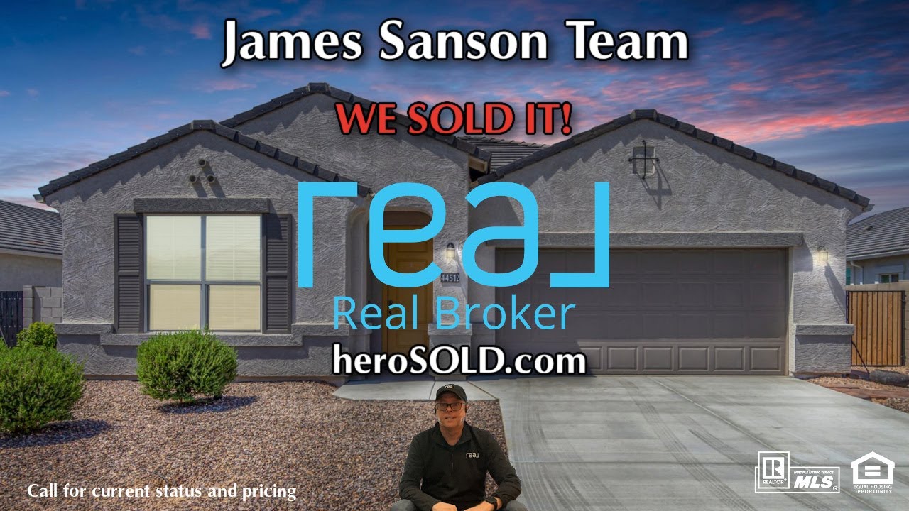 The James Sanson Team | Real Broker | Just Listed A Home in Maricopa AZ
