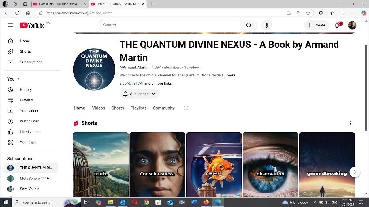 Video thumbnail — Are YOU Observed Into Existence? (Chronon Field Theory, Links in Description)