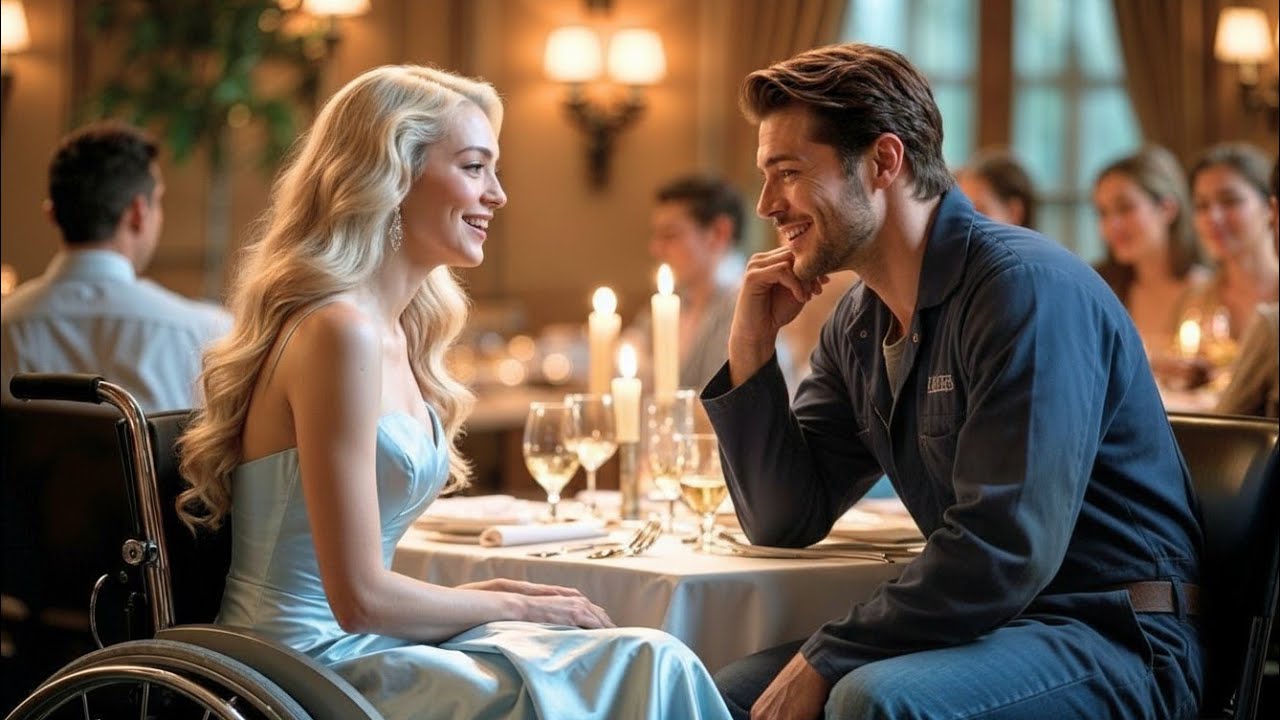 Blind Date Disaster? The Poor Mechanic Sat at the Wrong Table—and Met the CEO’s Paralyzed Daughter…