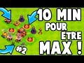 10 minutes pour etre max et on sattaque  la revanche   clash of clans