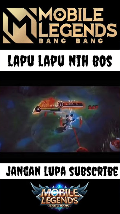 LAPU LAPU nih bos || WTF Funny Moments Mobile Legends | Story WA Mobile Legends Terbaru #SHORTS