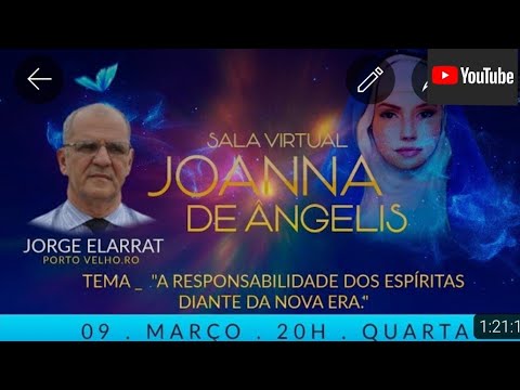 "A RESPONSABILIDADE DOS ESPÍRITAS DIANTE DA NOVA ERA" - Jorge Elarrat