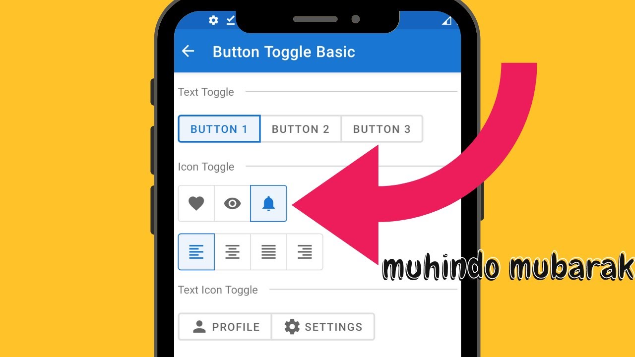 PART 4. Android Material UI Challenge - Button Toggle - YouTube