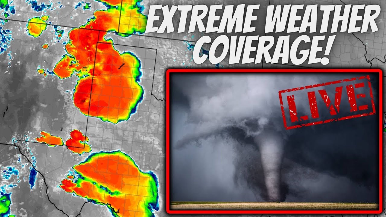 🔴BREAKING WEATHER - Damaging Tornadoes, Large Hail & Wind Damage ...