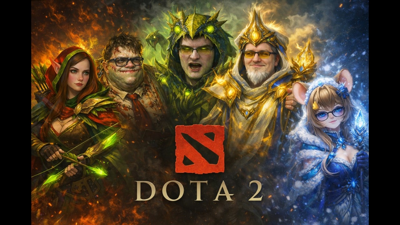 DOTA 2. Колаба стримеров из EVE ONLINE. Кто самое слабое звено.