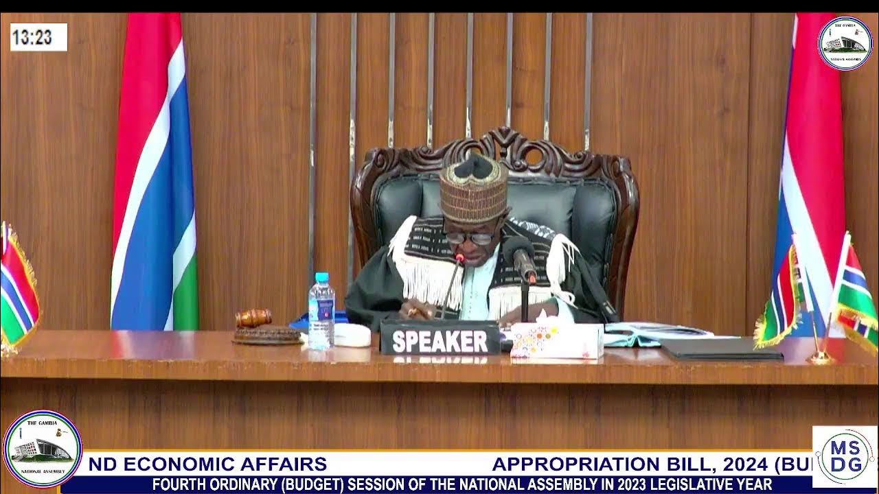 APPROPRIATION BILL, 2024 (BUDGET SPEECH) BY THE HON. MINISTER FOR