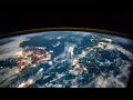 Incredible view of earth from iss shows lightning and city lights