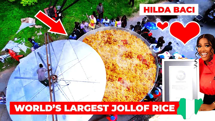 Nigeria's Hilda Baci COOKS World's Largest Jollof Rice