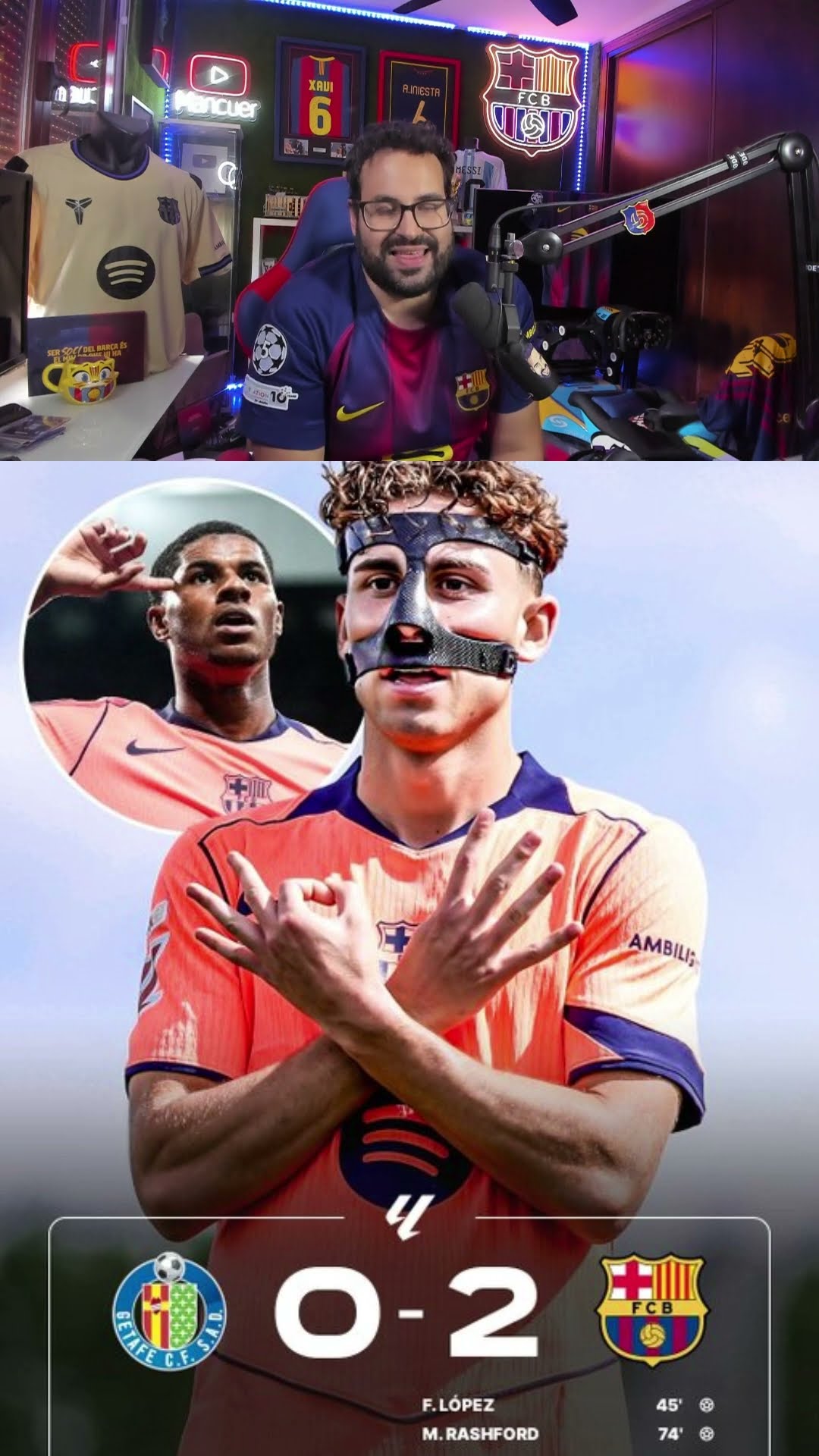 El Barça casi campeón #Barça #realmadrid #laliga #mancuer  #shortvideo