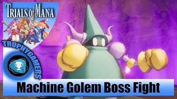 Trials of Mana - Machine Golem Boss Fight