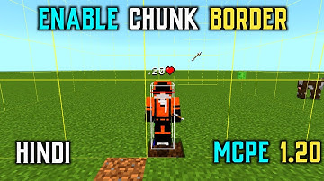 How to Enable Chunk Border in MCPE 1.20 | Minecraft Pocket Edition