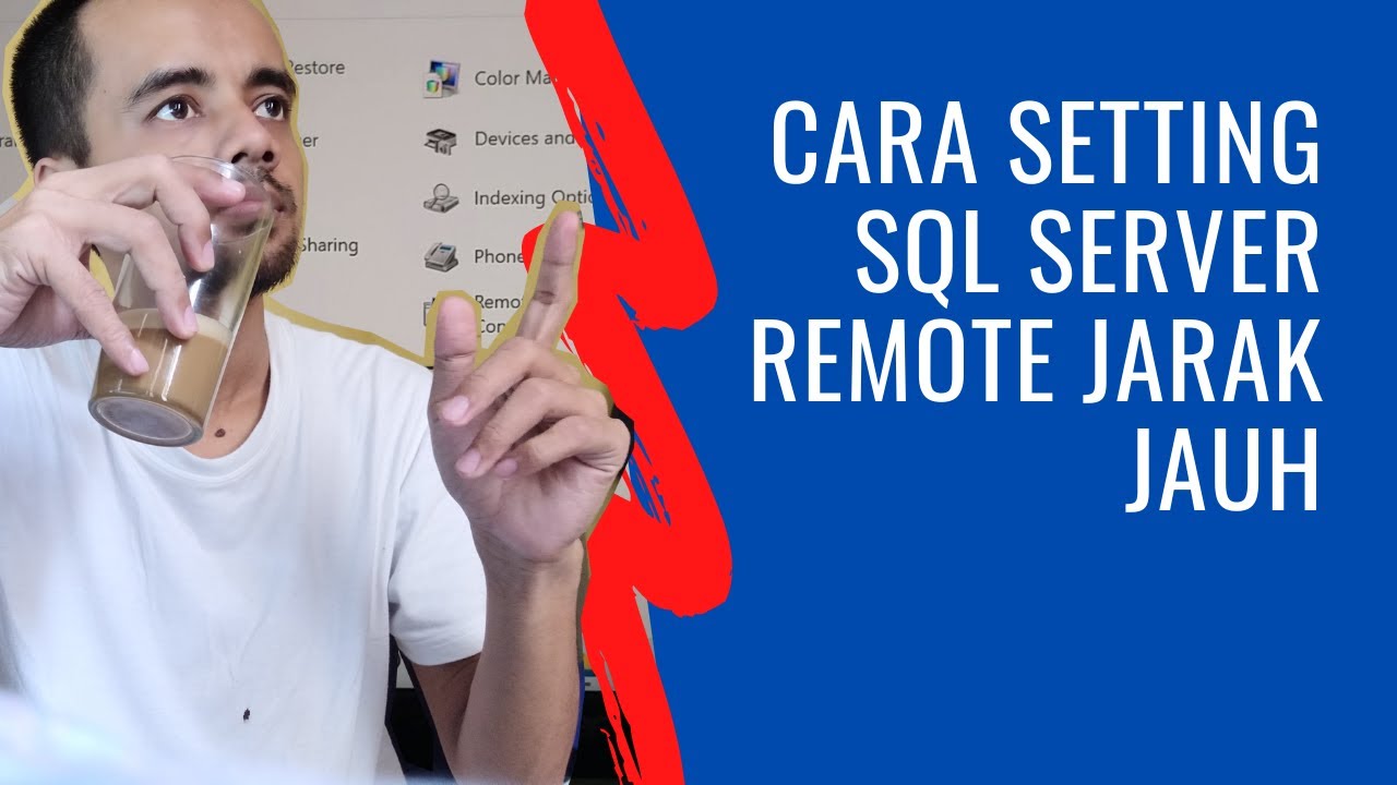 Cara setting sql server remote via ip atau akses jarak jauh - YouTube