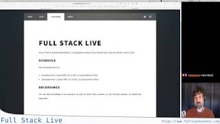 Full Stack Live 2018-11-01: Starting a new project