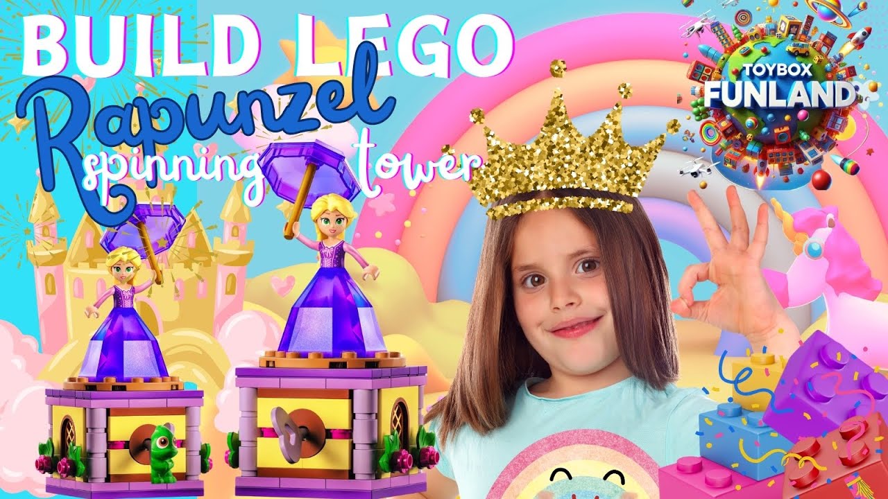 Building Rapunzel’s Spinning Tower! 🏰✨ | Fun 