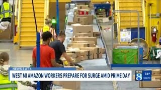West MI workers prepare for surge amid Amazon Prime Day